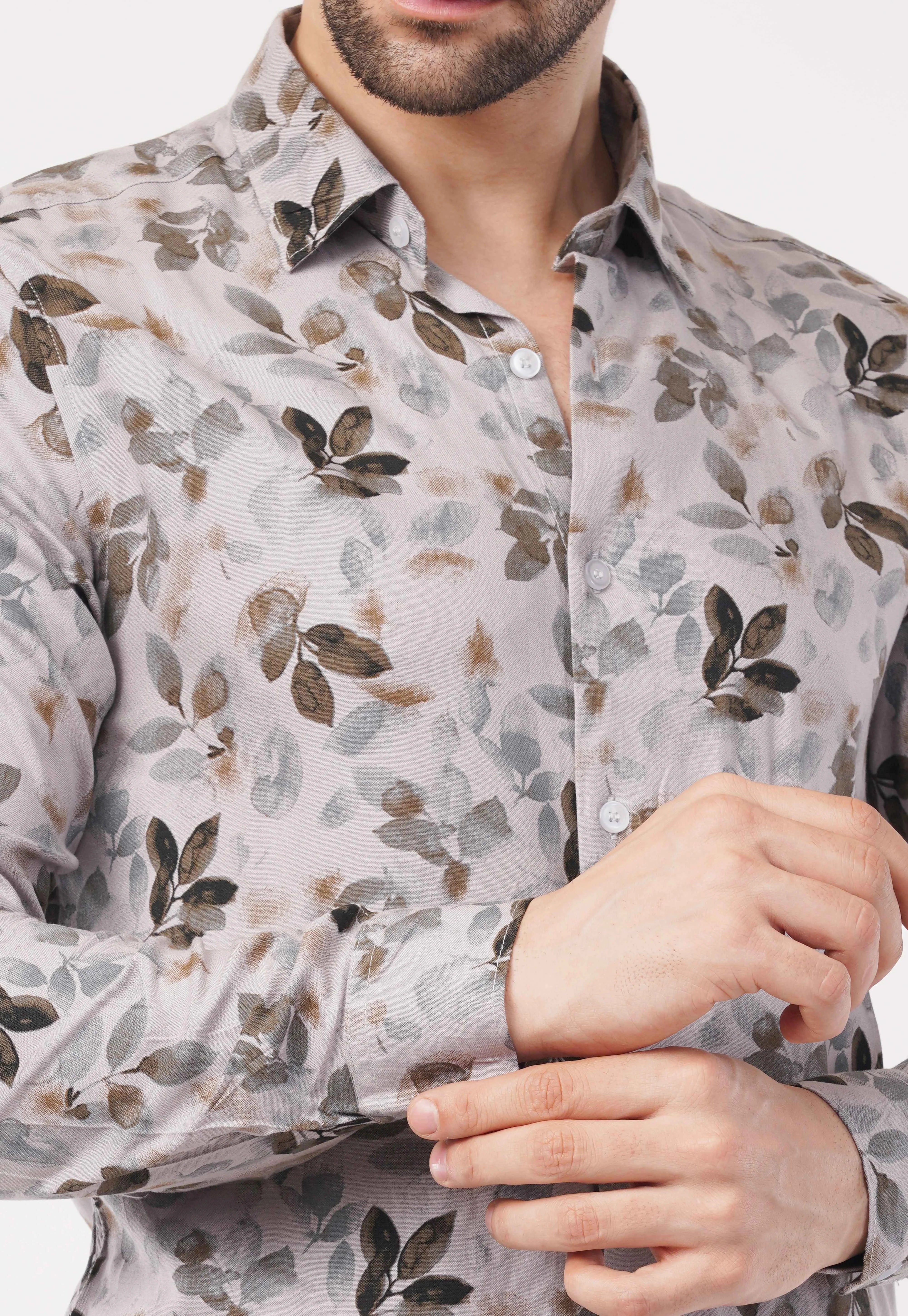 Frosted Leaf  Full Sleeve Shirt